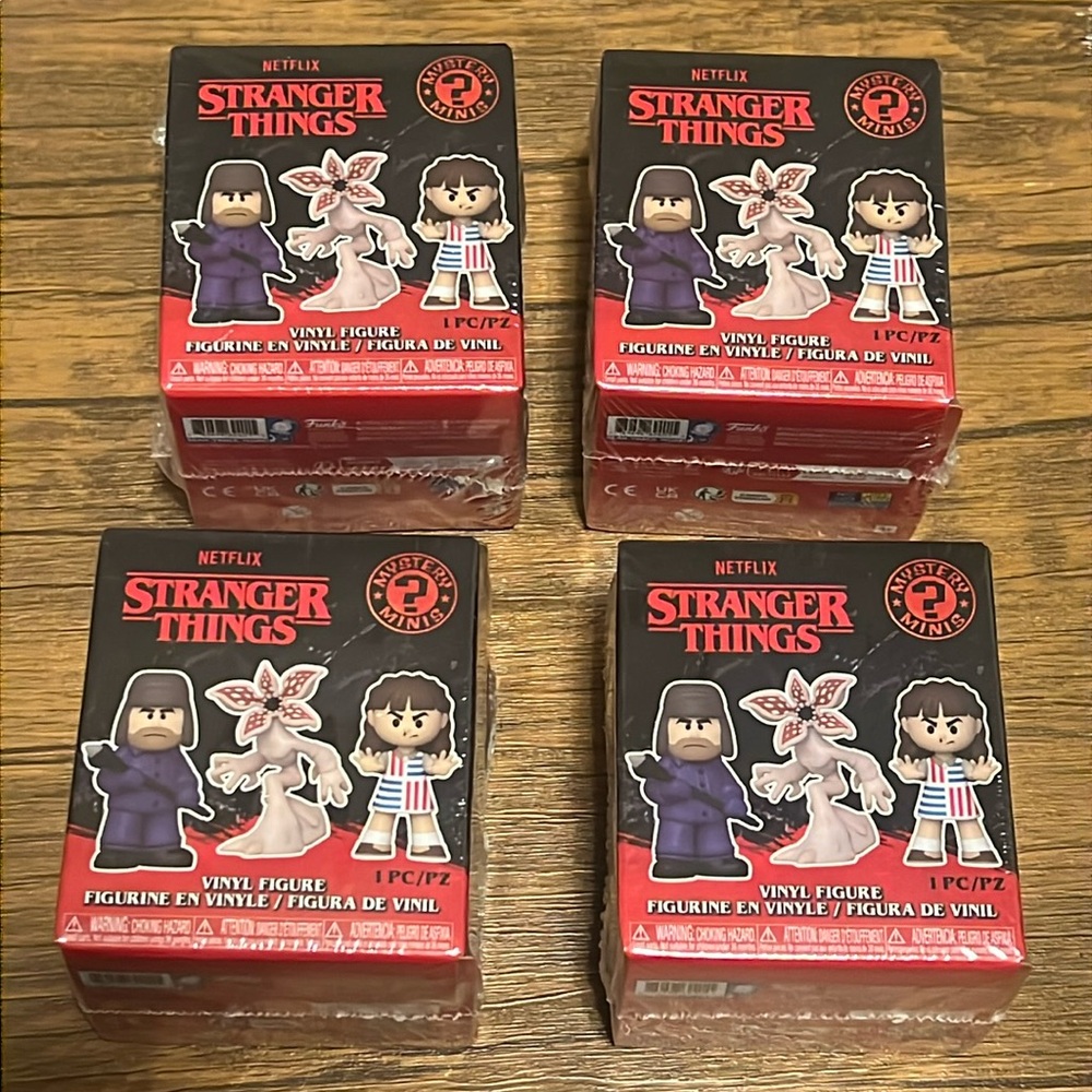 Funko pop - Stranger Things Mystery Minis - 4 boxes